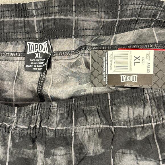 NWT Tap out plaid shorts black/gray mens size Xlarge - Picture 3 of 6